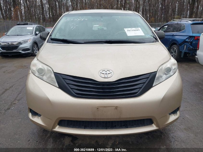 2014 TOYOTA SIENNA - 5TDZK3DC9ES478350