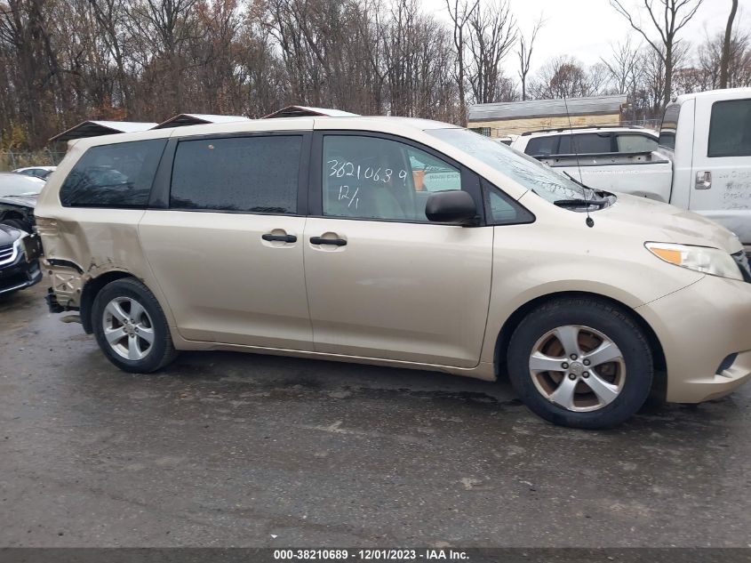 2014 TOYOTA SIENNA - 5TDZK3DC9ES478350
