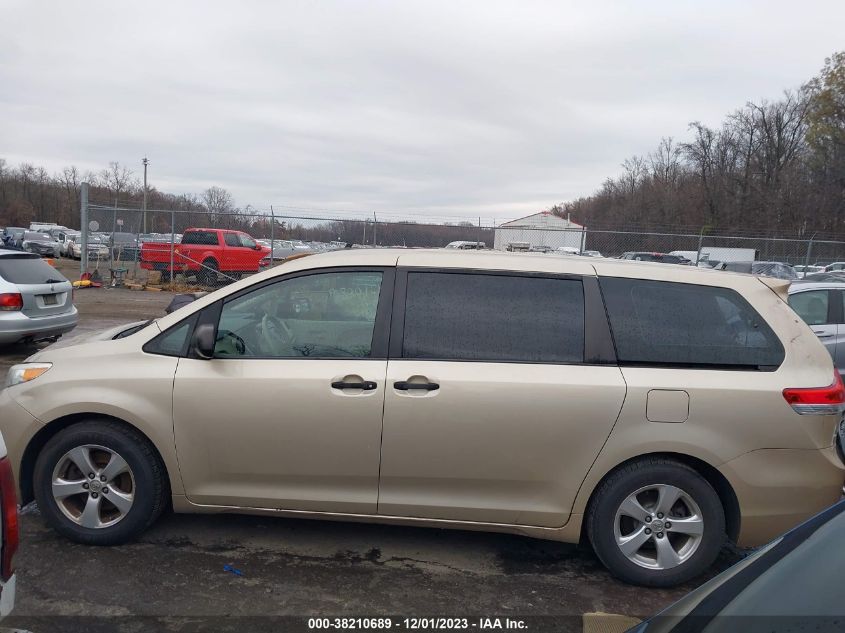 2014 TOYOTA SIENNA - 5TDZK3DC9ES478350