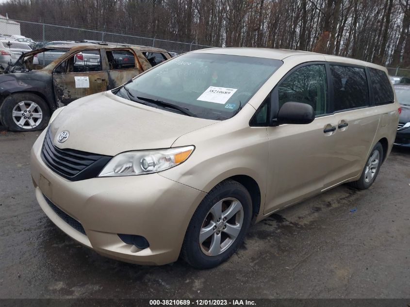 2014 TOYOTA SIENNA - 5TDZK3DC9ES478350