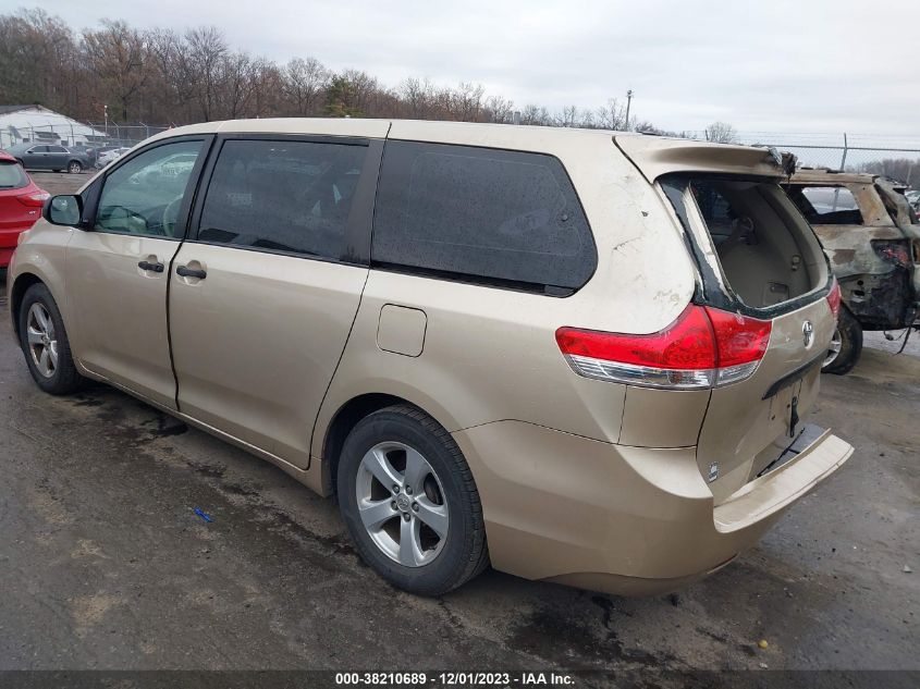 2014 TOYOTA SIENNA - 5TDZK3DC9ES478350