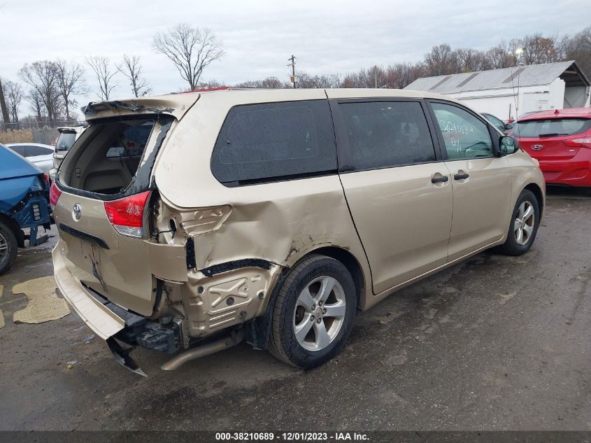 2014 TOYOTA SIENNA - 5TDZK3DC9ES478350