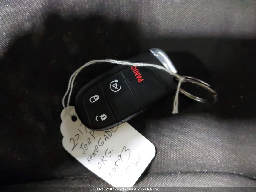 2017 JEEP RENEGADE LATITUDE - ZACCJABBXHPG00593