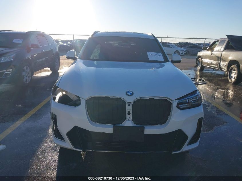 2022 BMW X3 XDRIVE30I - 5UX53DP05N9N20738