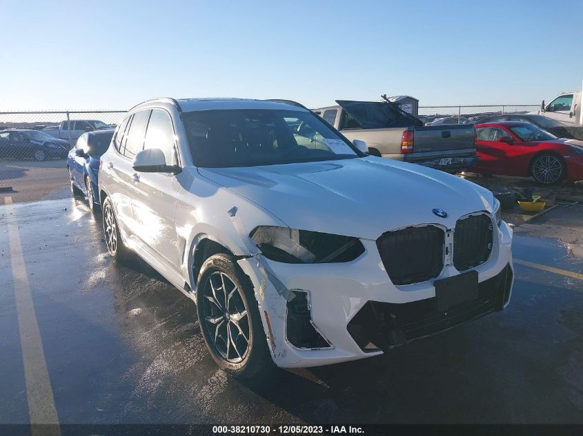 2022 BMW X3 XDRIVE30I - 5UX53DP05N9N20738