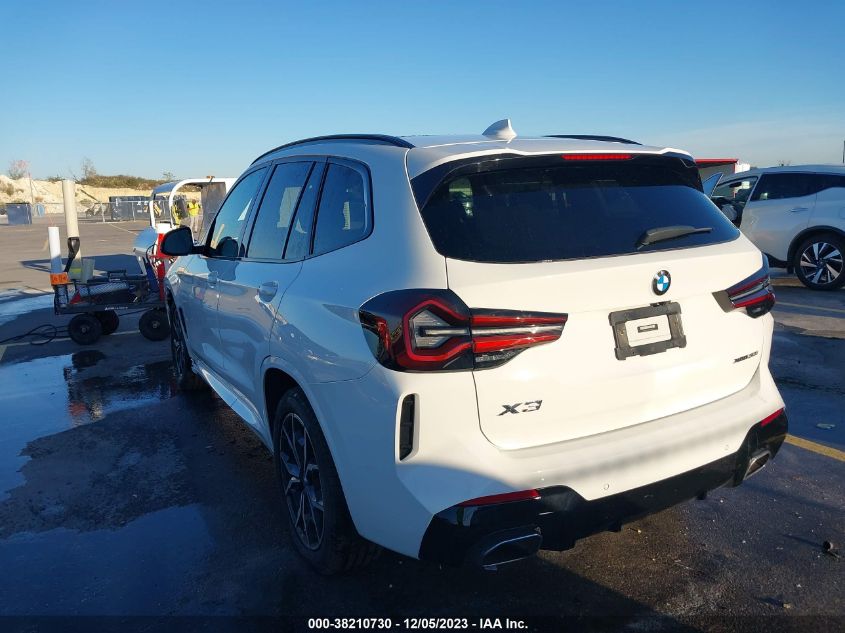 2022 BMW X3 XDRIVE30I - 5UX53DP05N9N20738