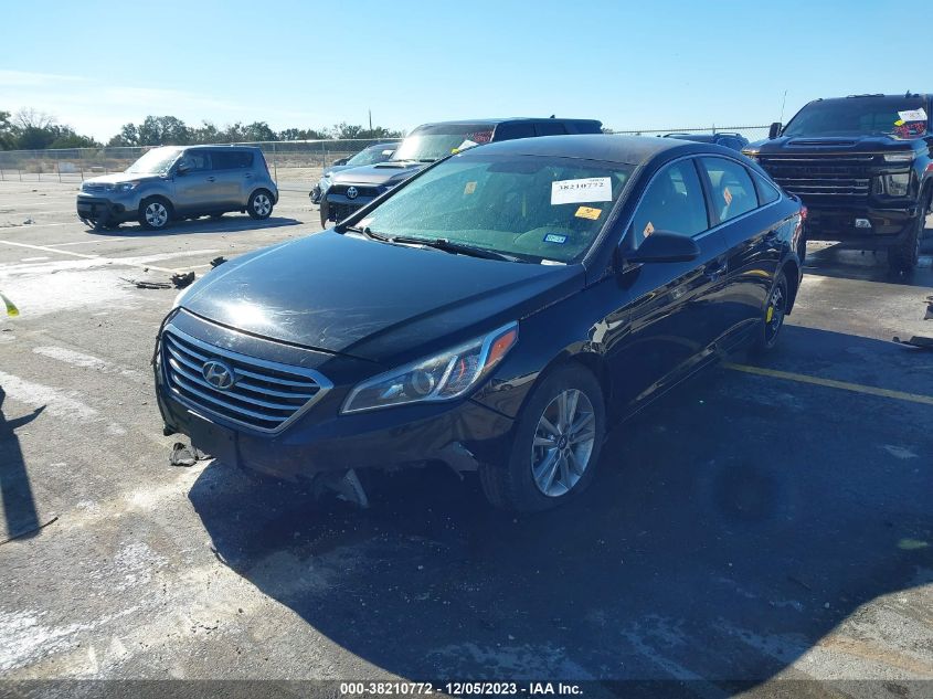 2017 HYUNDAI SONATA 2.4L - 5NPE24AFXHH537628