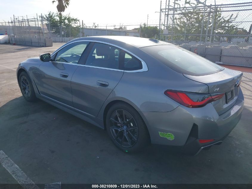 2023 BMW I4 EDRIVE35 WBY43AW02PFR10082