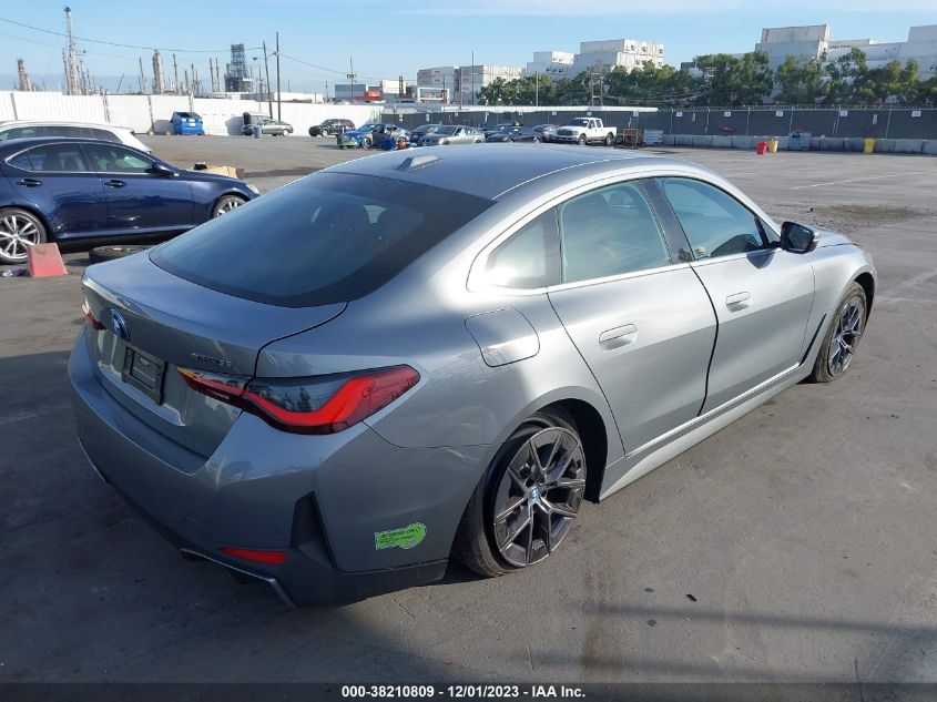 2023 BMW I4 EDRIVE35 WBY43AW02PFR10082
