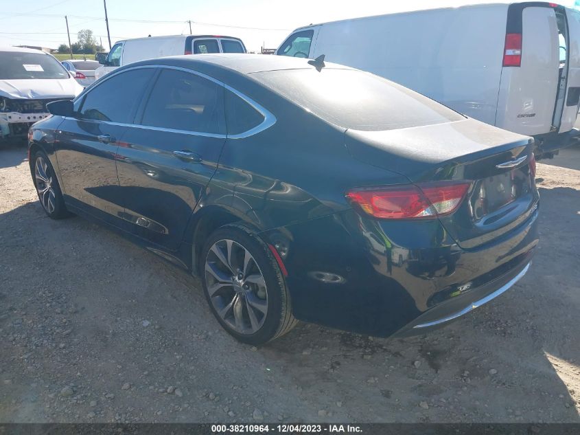 2015 CHRYSLER 200 C - 1C3CCCCB0FN683045