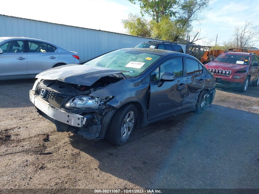 2013 HONDA CIVIC LX - 2HGFB2F58DH557048