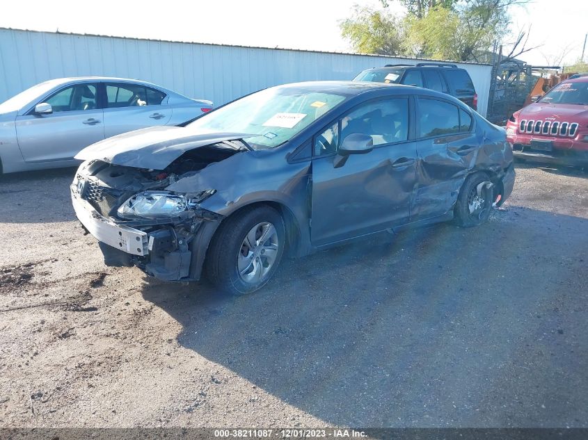 2013 HONDA CIVIC LX - 2HGFB2F58DH557048