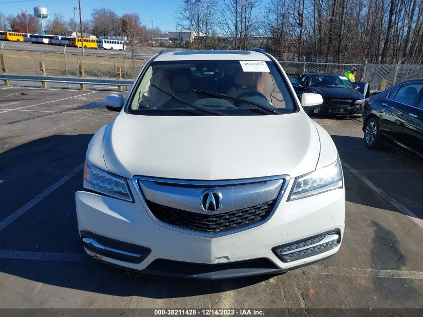 2016 ACURA MDX TECHNOLOGY   ACURAWATCH PLUS PACKAGES/TECHNOLOGY PACKAGE - 5FRYD3H47GB017212