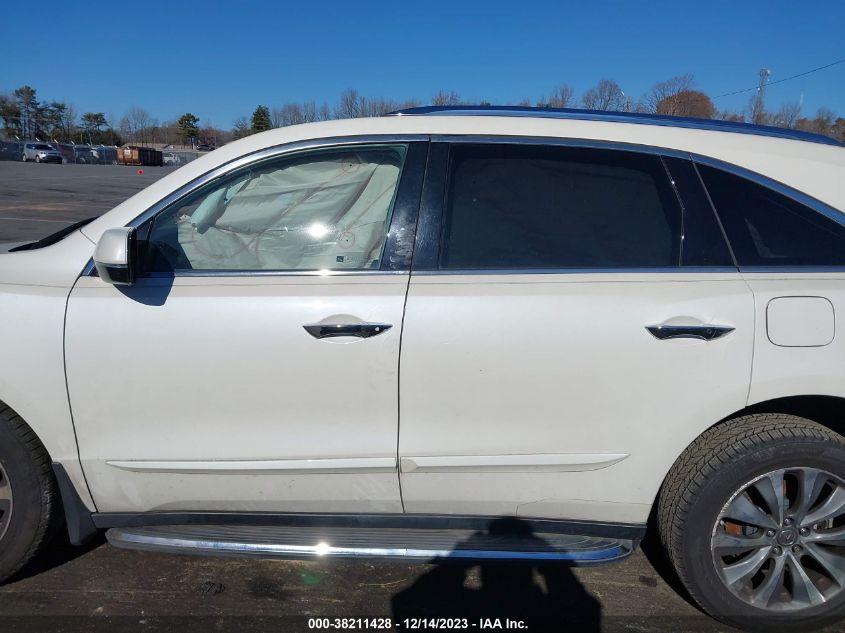 2016 ACURA MDX TECHNOLOGY   ACURAWATCH PLUS PACKAGES/TECHNOLOGY PACKAGE - 5FRYD3H47GB017212