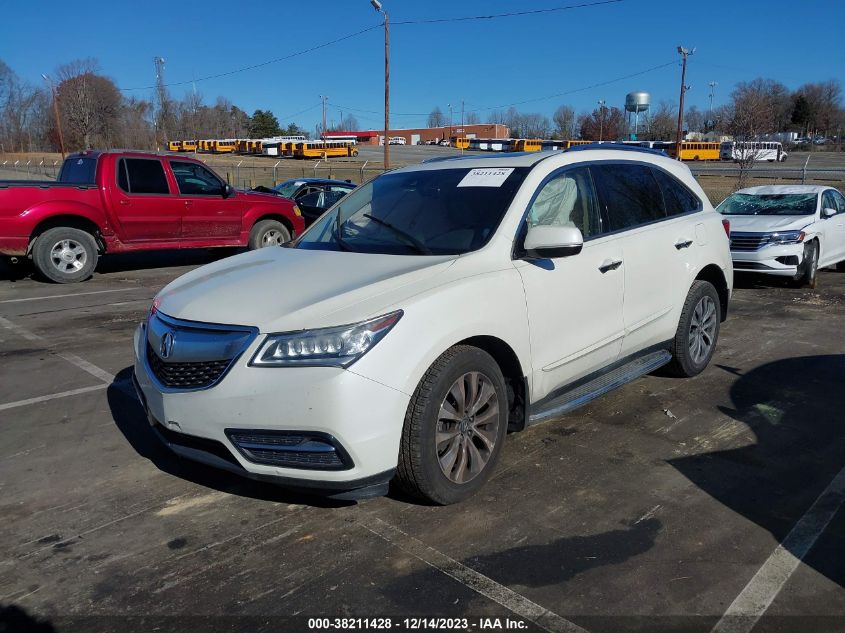 2016 ACURA MDX TECHNOLOGY   ACURAWATCH PLUS PACKAGES/TECHNOLOGY PACKAGE - 5FRYD3H47GB017212