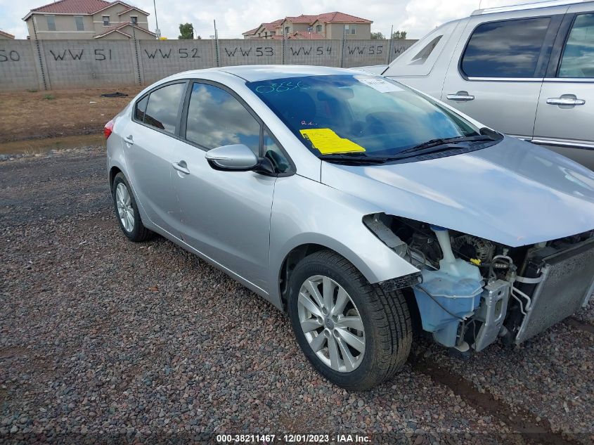 2016 KIA FORTE LX - KNAFX4A61G5577940