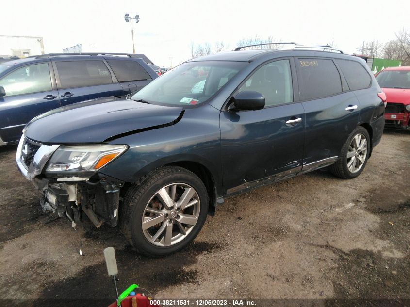 2013 NISSAN PATHFINDER PLATINUM - 5N1AR2MM9DC674344