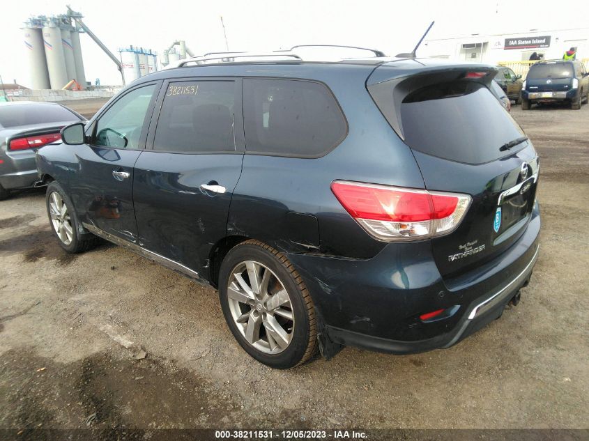 2013 NISSAN PATHFINDER PLATINUM - 5N1AR2MM9DC674344