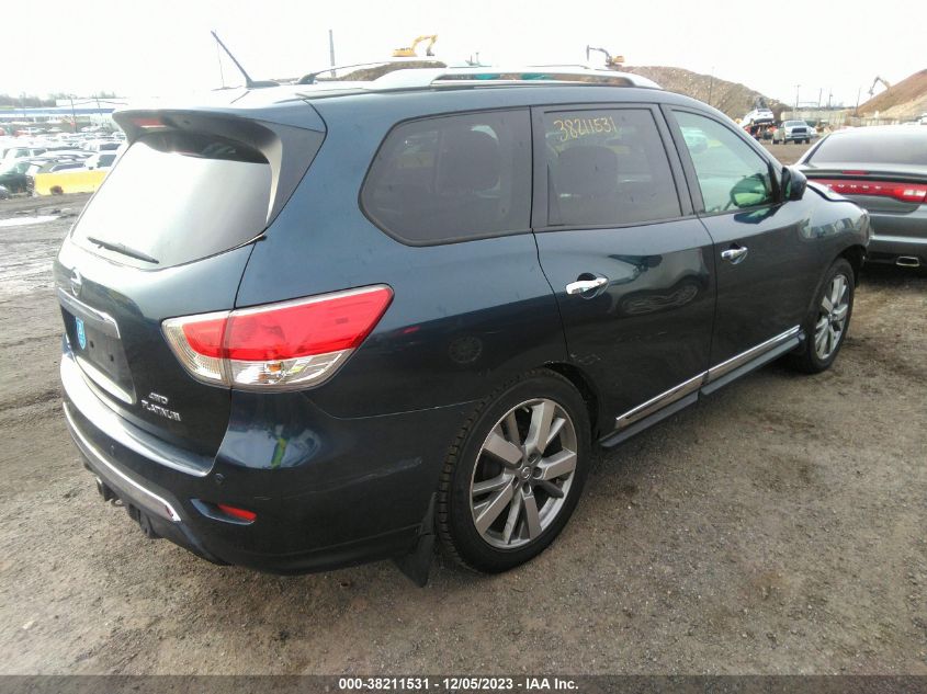 2013 NISSAN PATHFINDER PLATINUM - 5N1AR2MM9DC674344