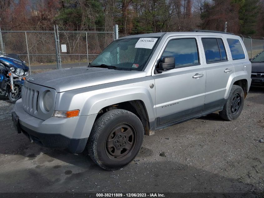 2013 JEEP PATRIOT SPORT - 1C4NJPBA6DD264727