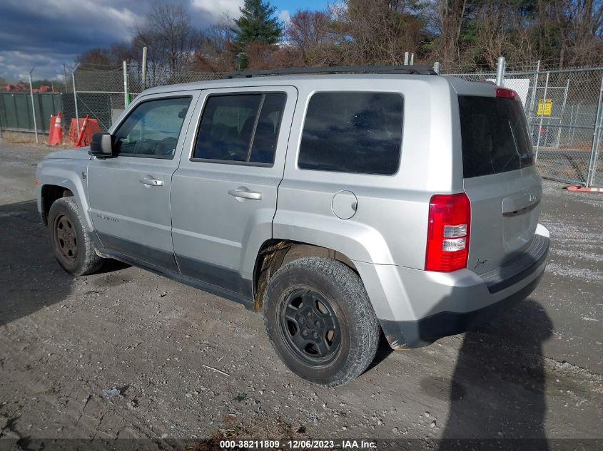2013 JEEP PATRIOT SPORT - 1C4NJPBA6DD264727