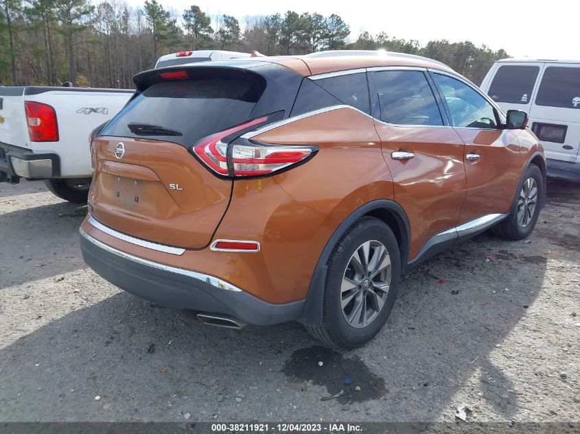 2015 NISSAN MURANO S/SL/SV/PLATINUM - 5N1AZ2MC6FN242490