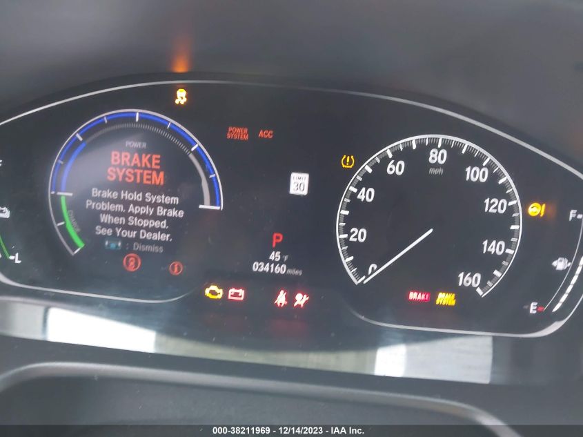 2020 HONDA ACCORD HYBRID TOURING - 1HGCV3F97LA001149