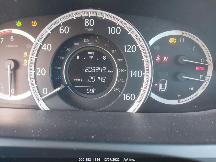 2013 HONDA ACCORD LX - 1HGCR2E33DA168542