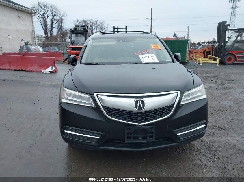 2014 ACURA MDX TECHNOLOGY PACKAGE - 5FRYD4H41EB002689