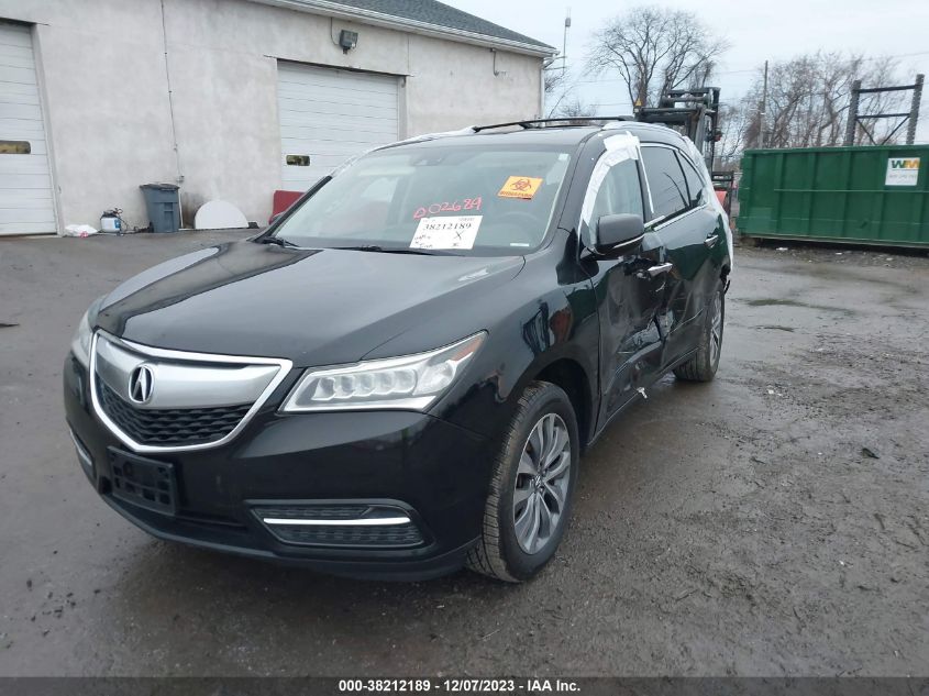 2014 ACURA MDX TECHNOLOGY PACKAGE - 5FRYD4H41EB002689
