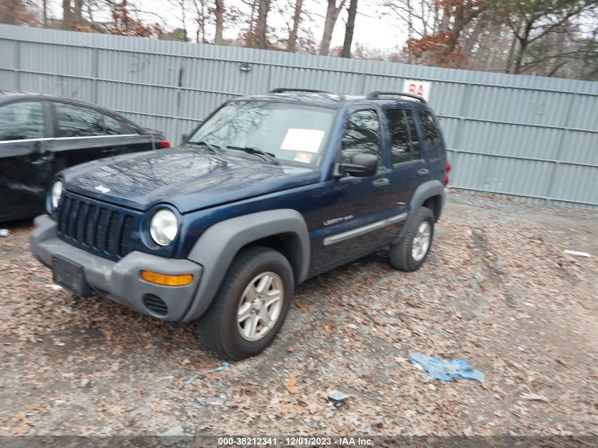 1J4GL48K13W508461 2003 JEEP LIBERTY SPORTphoto 2