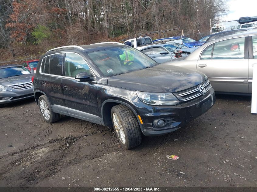 2014 VOLKSWAGEN TIGUAN SE - WVGAV3AX8EW508834