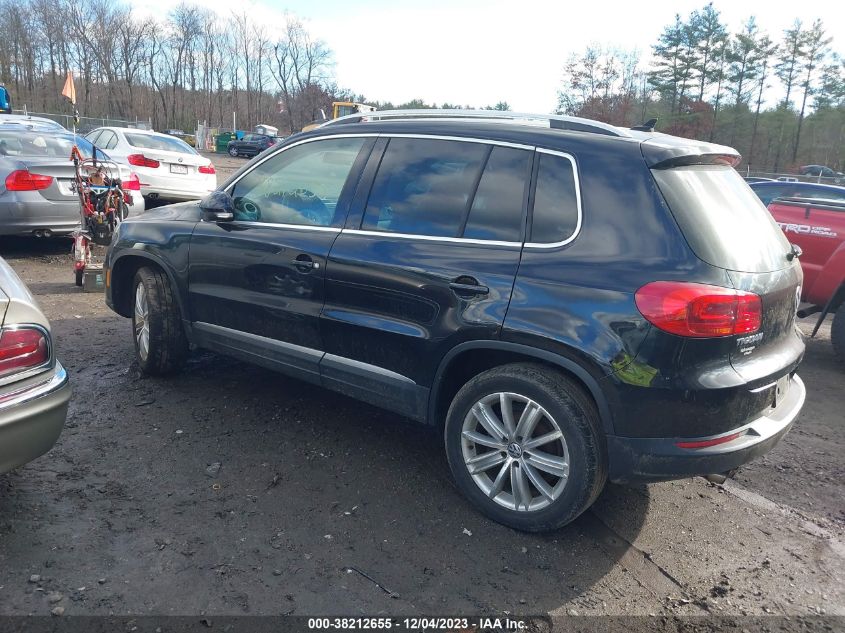 2014 VOLKSWAGEN TIGUAN SE - WVGAV3AX8EW508834