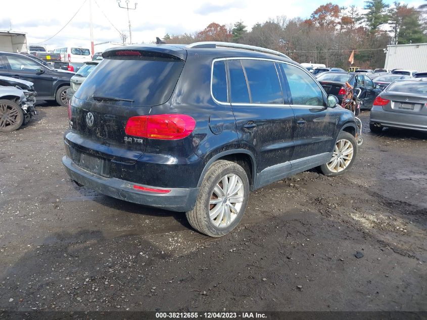 2014 VOLKSWAGEN TIGUAN SE - WVGAV3AX8EW508834