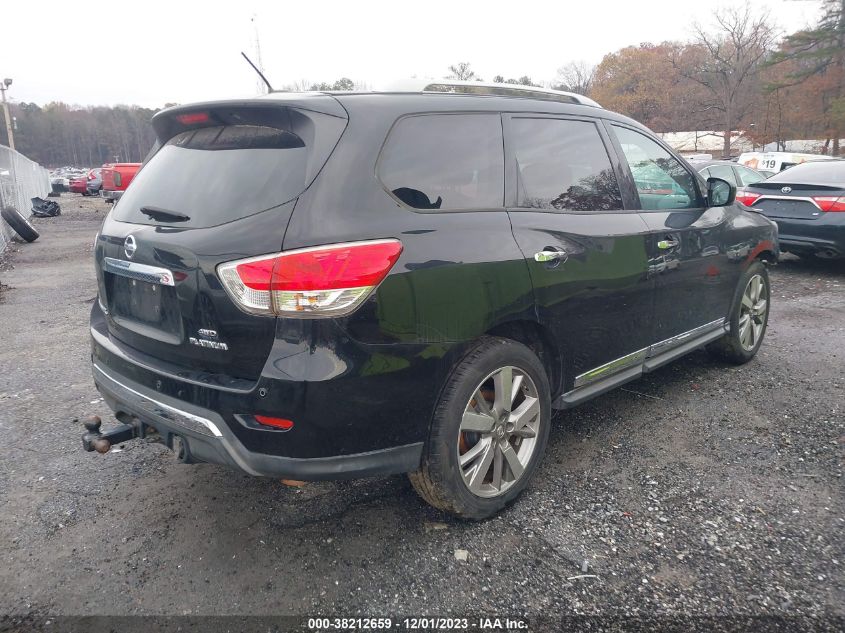 2013 NISSAN PATHFINDER PLATINUM - 5N1AR2MM7DC680689