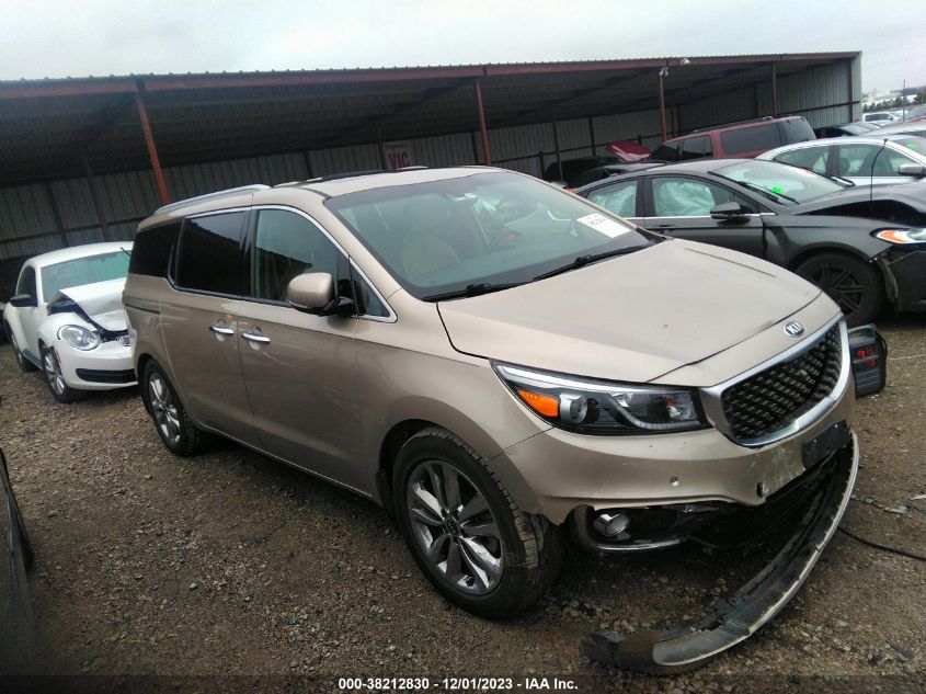 2015 KIA SEDONA SX LUXURY - KNDME5C17F6032244