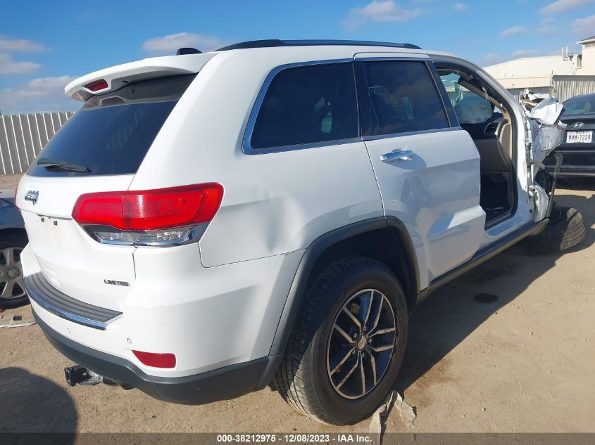2017 JEEP GRAND CHEROKEE LIMITED 4X2 - 1C4RJEBG2HC696138