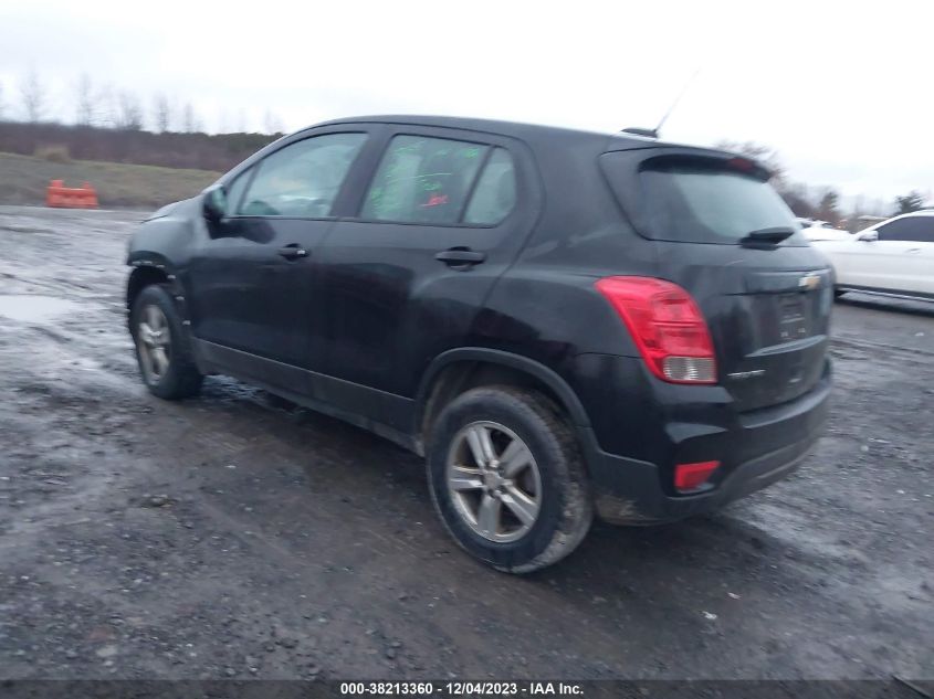 2018 CHEVROLET TRAX LS - 3GNCJNSB9JL157396