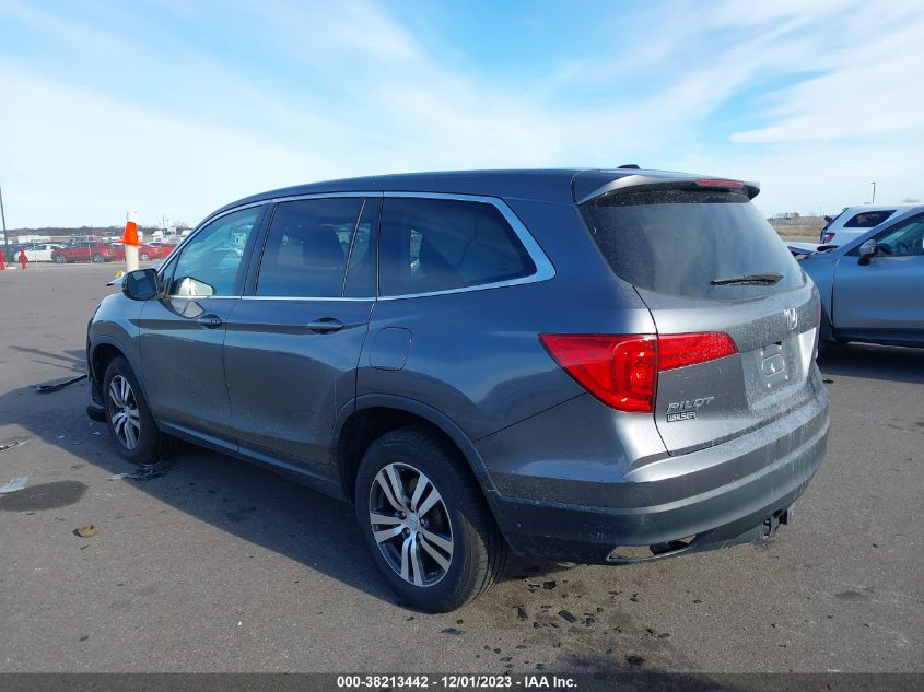 2016 HONDA PILOT EXL - 5FNYF6H53GB120794