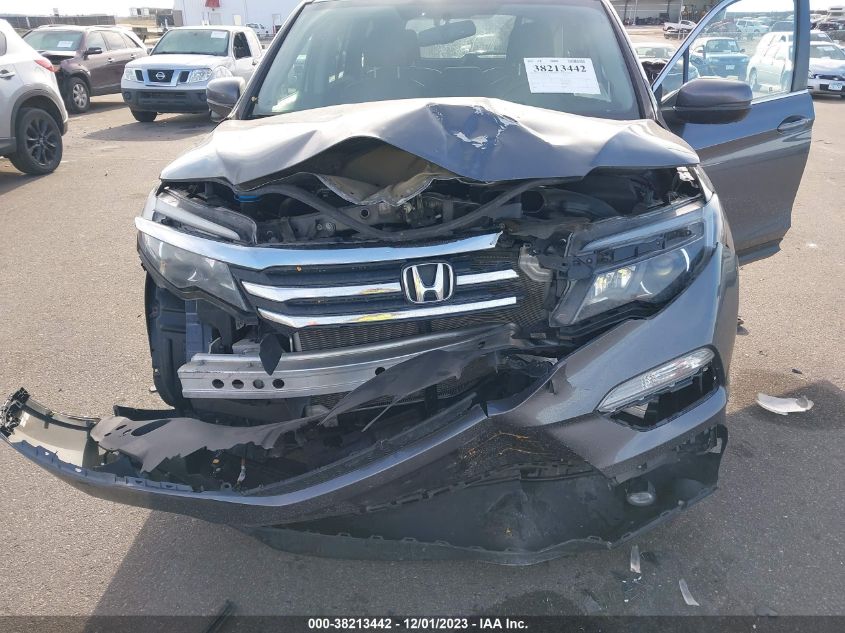 2016 HONDA PILOT EXL - 5FNYF6H53GB120794