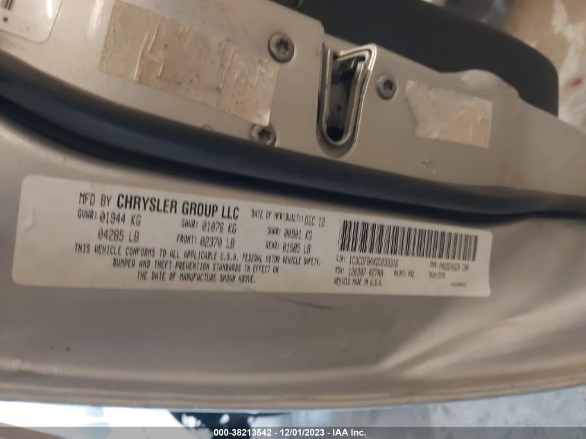 2013 DODGE DART SXT - 1C3CDFBAXDD233316