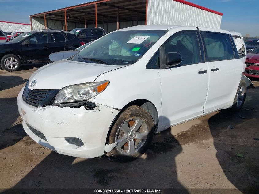 2013 TOYOTA SIENNA - 5TDZK3DC1DS386583