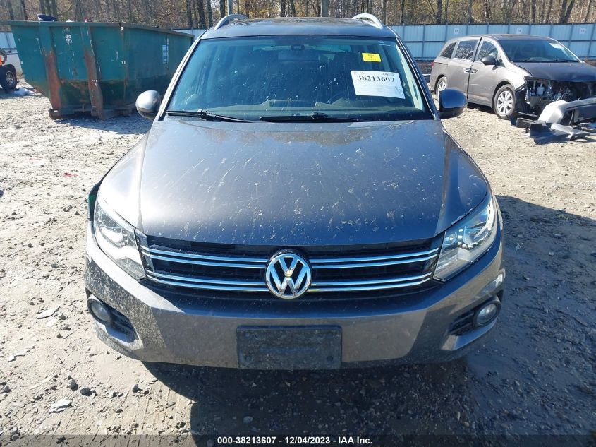 2016 VOLKSWAGEN TIGUAN SE - WVGBV7AX0GW562451