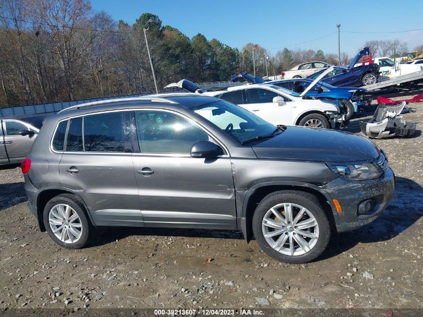 2016 VOLKSWAGEN TIGUAN SE - WVGBV7AX0GW562451