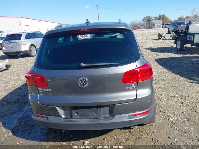 2016 VOLKSWAGEN TIGUAN SE - WVGBV7AX0GW562451