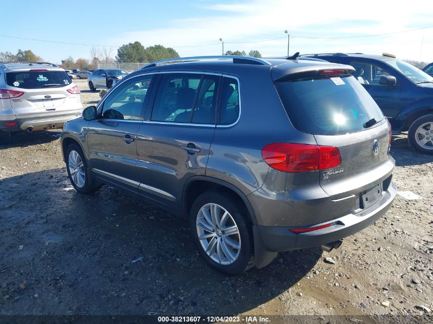 2016 VOLKSWAGEN TIGUAN SE - WVGBV7AX0GW562451