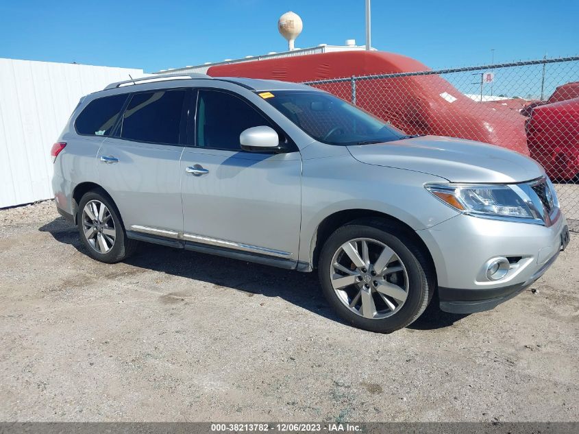 2013 NISSAN PATHFINDER PLATINUM - 5N1AR2MN5DC652771