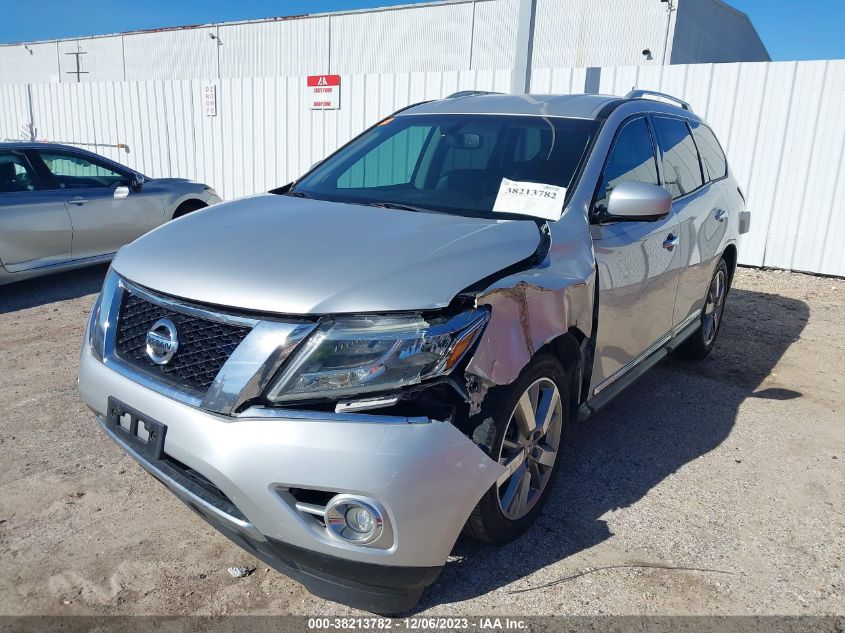 2013 NISSAN PATHFINDER PLATINUM - 5N1AR2MN5DC652771