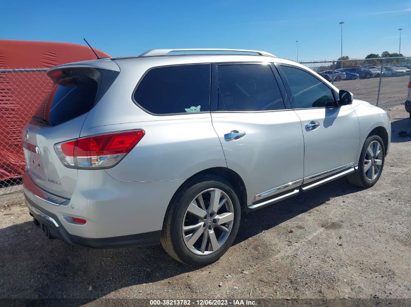 2013 NISSAN PATHFINDER PLATINUM - 5N1AR2MN5DC652771