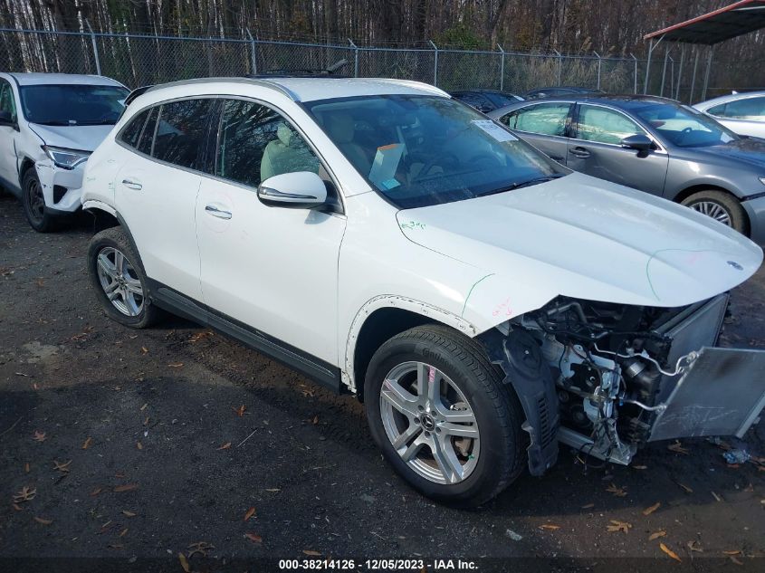 Lot #2541528270 2022 MERCEDES-BENZ GLA 250 salvage car